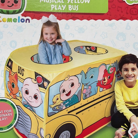 Coco melon musical play tent bus pop up play hut new in box - Picture 2 of 8